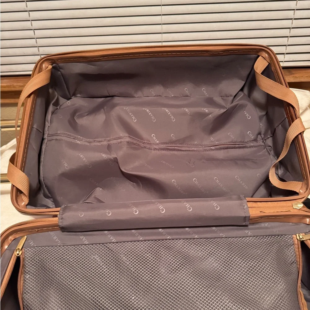 Chariot Gatsby Luggage Pink Carry On Hard Side 2 Piece